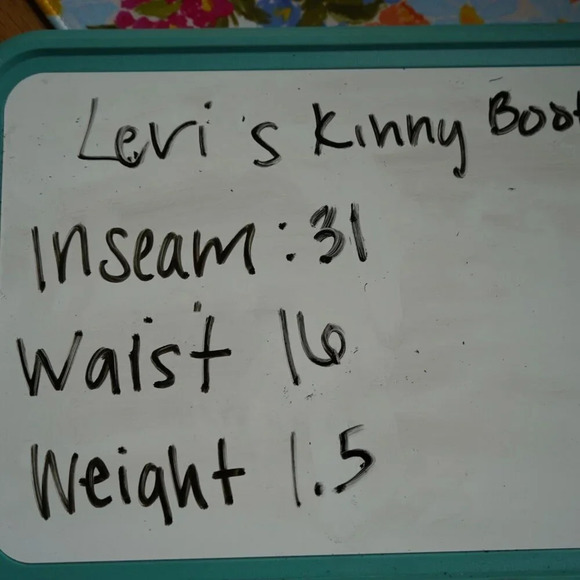 LEVI'S San Francisco The Original Jean Womens Size 10M MidRise Skinny Boot Jeans - Picture 10 of 10